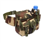 Jungle Camouflage Army Field Przenośny plecak taktyczny w talii Torba na bidon na zewnątrz Camping